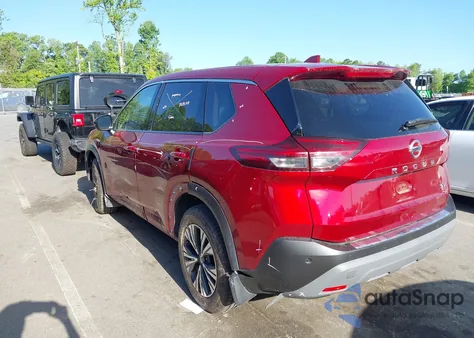 2021 Nissan Rogue Sv Fwd from USA, damaged, VIN JN8AT3BA7MW008431
